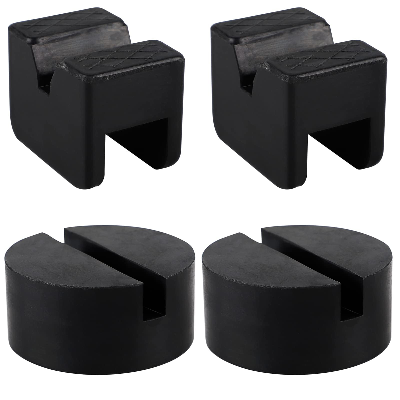 CPROSP 4X Pinch Weld Jack Stand Adapter, Rubber Jack Stand Supports/Protector for Your Car, 2