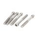 thumbnail image 1 of Tornillos de cabeza hexagonal con socket de acero inoxidable M8x65mm de media rosca, 5 piezas, 1 of 2