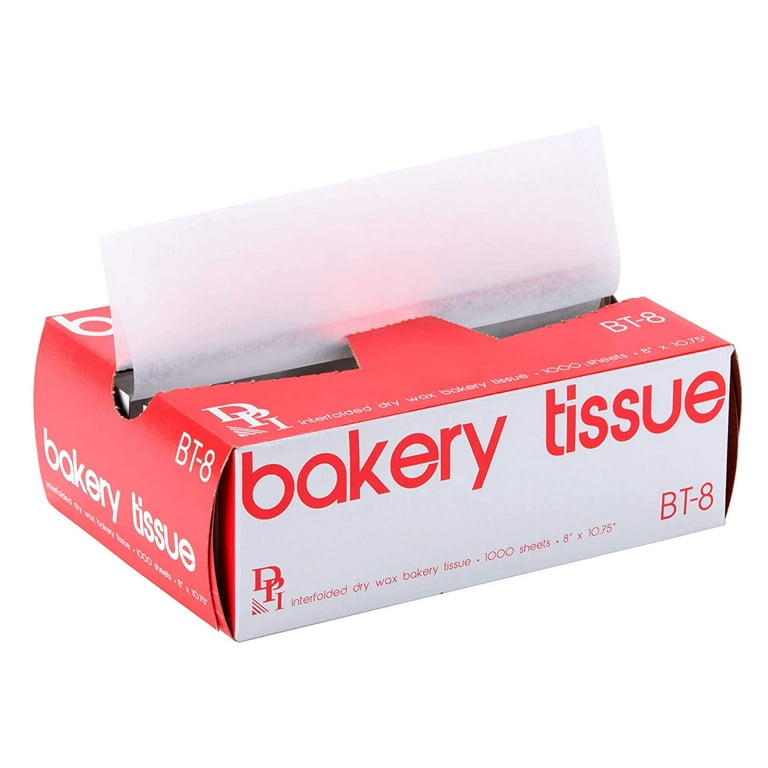 Durable Packaging BT-6 Interfolded Bakery Tissue Sheets 6 x 10 3