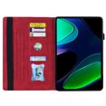 thumbnail image 3 of For Xiaomi Redmi Pad SE Splicing Shockproof Leather Tablet Case(Red),iPhone 16 Plus, 3 of 6