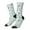 2 Black-2, variant on Frog In Mermaid Crew Socks for Men & Women, Breathable Casual Athletic Ankle Socks