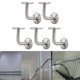 thumbnail image 4 of Pack Of 5 Stainless Bannister Support Wall Mounted Handrail Brackets Ballustrade Stair Rail Holder, 4 of 5