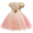 thumbnail image 3 of HAWEE Robe en Dentelle à Fleurs pour Filles, Princesse, Boutique, Mariage, Concours, Fête, Robe de Bal, 3 of 7