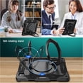 thumbnail image 3 of Iokmax for iPad Pro 12.9 inch Case (6th/5th/4th/3rd generation)with Screen Protector for Kids, 360 Kickstand,Handle, Pencil Holder,Shoulder Strap[15ft Drop Protection]Heavy Duty Rugged 12.9 iPad Case, 3 of 7
