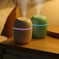 thumbnail image 3 of Mini Humidifier for Home, Cool Mist Humidifiers for Bedroom, Portable USB Alcohol Humidifier Large Capacity 220ml, Indoor Air Humidifier with Filter Cotton, Desk Humidifier Room Humidifier (Green), 3 of 5