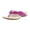 Rose Violet Suede, variant on Bella Braid Women's Sandals Mazarine Blue Suede Size 6 N