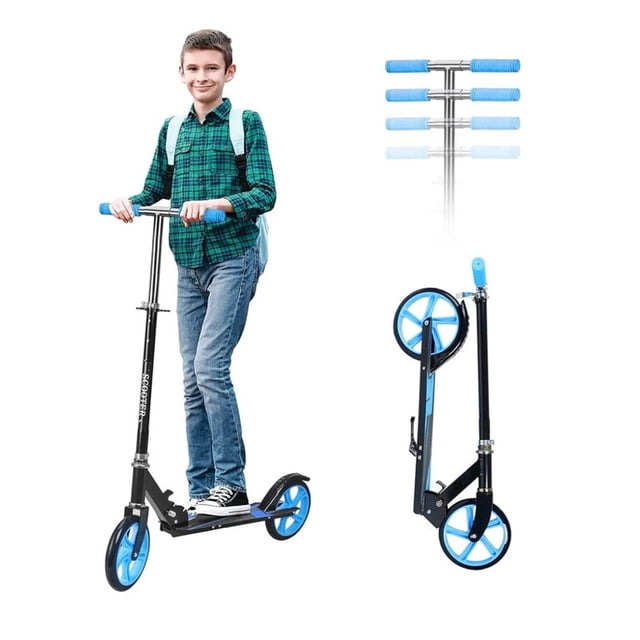 Scooter Patinete para niños, plegable monopatín para adolescentes, Patineta con manillar ajustable