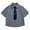 Gray, variant on Guluxicc Button Up Shirts for Kids Boys Short Sleeve Solid Color School Uniform Tops with Tie Casual Summer Collared Shirts