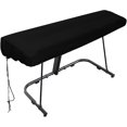 thumbnail image 5 of Funda protectora para teclado de piano de 61 teclas, funda antipolvo para teclado electrónico para sintetizador de piano digital Yamaha Alesis Casio Roland - Funda elástica negra, 5 of 5