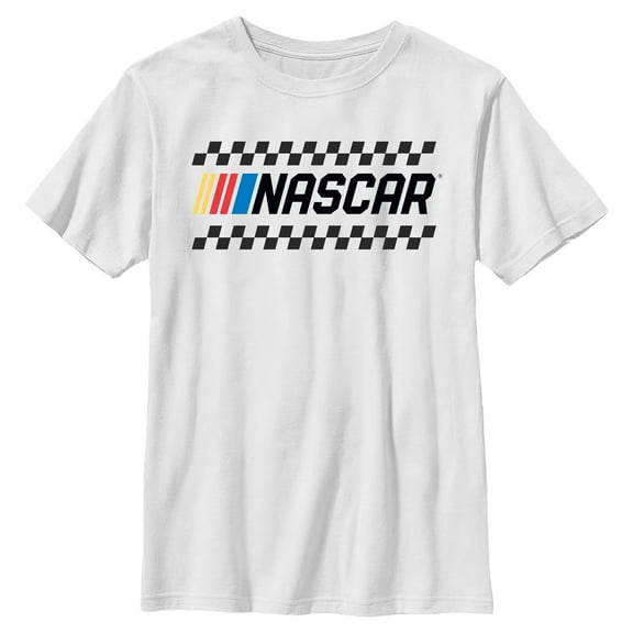 Boys NASCAR Checkered Classic Logo T Shirt