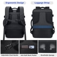 thumbnail image 6 of UKEIN Travel Backpack for Adults 36L Expandable Carry on Backpack Water-resistant Business Travel Backpack for Men, 6 of 7
