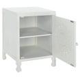 thumbnail image 5 of SAFAVIEH Regius Bohemian 2 Shelf 1 Door Nightstand, White Wash (18 in. W x 18 in. D x 24 in. H), 5 of 13