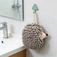 thumbnail image 3 of Bookk Hedgehog Towel Cute Fuzzy Hand Towels For Kids And Adults Soft And Absorbent, 3 of 4