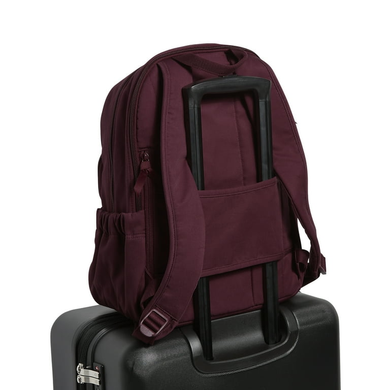 Vera Bradley Women's Recycled Cotton Campus Backpack Mulled Wine - Walmart.com Vera Bradley Women's Recycled Cotton Campus Backpack Mulled Wine - Walmart.com
