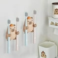 thumbnail image 2 of MultiFunctional Bathroom Accessory Cartoon Capybara Toothbrush Holder for Home Use Kids Friendly Storage Solution, 2 of 7