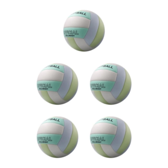 relayinert Exceptional Performance With PVC Made Volleyball Training Match And Game Elastic Training Volleyball Blue 5Set