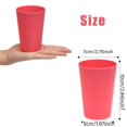 thumbnail image 2 of JUNWELL 12 Pack Kids Cups 5.6oz Small Plastic Cups for Kids  Unbreakable Children Drinking Cups Nesting Tumbler Cup  BPA-Free Colorful Stackable Juice Cups  Assorted Colors  Dishwasher Sa, 2 of 10