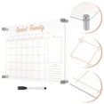 thumbnail image 1 of LEEYNEERTransparent Acrylic Dry Erase Board for Desk Weekly Planner Fridge Calendar 1, 1 of 8