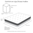 thumbnail image 3 of Colchón en caja Matrimonial InaBox Restonic con Almohada Royal Twin y Sábanas Royal, 3 of 8