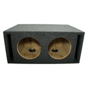 Car Audio Dual 8" SPL Bass Subwoofer Labyrinth Vent Sub Box Stereo Enclosure