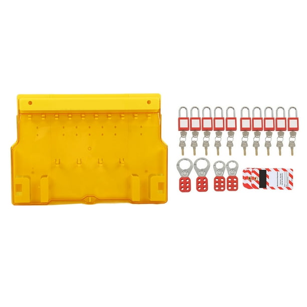 Lockout Station, Visual Management Lockout Tagout Station 20 Key 10 Tag