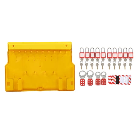 Lockout Tagout Station, Visual Management Wall Mount Lockout Station ...