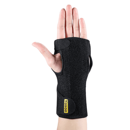 Black Night Sleep Support Brace Wrist Brace Fits Both Hands Adjustable Neoprene Wrist Splint Pain Relif For Carpal Tunnel Syndrome, Tendonitis, Arthritis, Sprains, Wrist Support