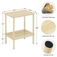 thumbnail image 3 of Mesa auxiliar Apicizon de madera MDF de 2 niveles, 40 x 30 x 52 cm, 3 of 8