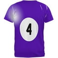 thumbnail image 2 of Halloween Billiard Pool Ball Four Costume All Over Mens T Shirt Multi LG, 2 of 2