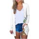 thumbnail image 2 of Pntutb mujer manga larga otoño frente abierto Navidad cárdigan ropa de abrigo suelta estampado blusa abrigo bolsillos Tops liquidación Pntutb Pntutb-6194, 2 of 6