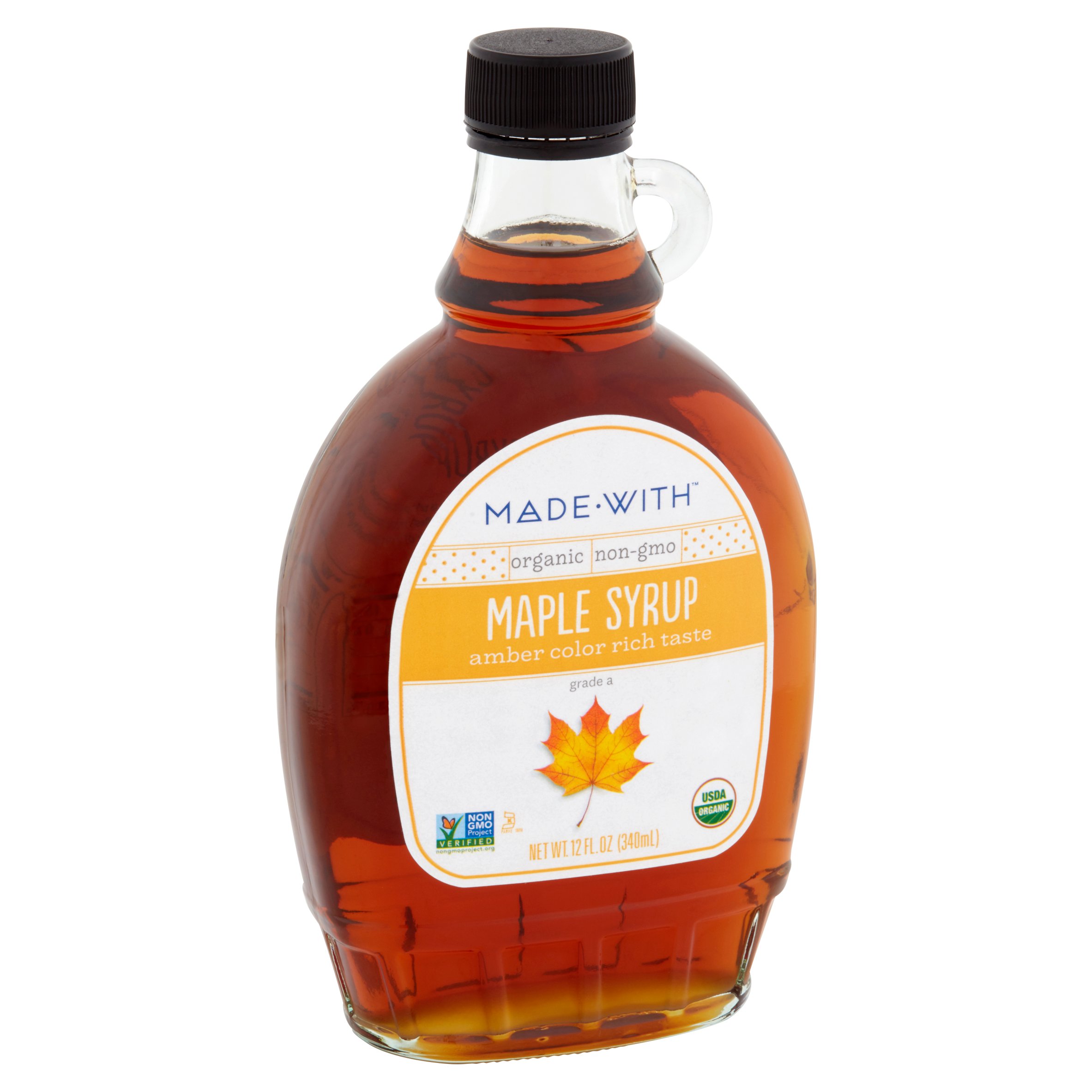 Made With Syrup Maple Grd A Ambr Org,12 Fo (Pack Of 12) - image 2 of 4