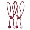 thumbnail image 2 of JilgTeok Retro Window Curtain Cord Rope Buckle Tiebacks Tie Backs Curtain Hanging Ball for Home Essentials, 2 of 4