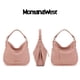 thumbnail image 2 of Bolso de mano Montana West Hobo Monederos Bandolera Ajustable Rosa, 2 of 6