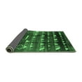 thumbnail image 2 of Ahgly Company Indoor Rectangle Solid Emerald Green Modern Area Rugs, 5' x 7', 2 of 4