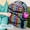 Rainbow Hearts, variant on Kids Wildflower Bloom ECO rPET Next Gen Backpack - 17 Inch / 18L