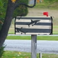 thumbnail image 4 of Yayeee Mailbox Cover Magnetic Standard Size Post Box Cover Wrap Decor, Dark Sharks, 4 of 9