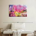 thumbnail image 2 of Elephant Stock Nashville Buildings Grunge Wall Art - Horizontal Canvas Wall Art - Living Room Wall Decor - Places Canvas - Beige And Brown Decor - 36" x 24", 2 of 8