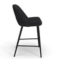 thumbnail image 3 of Pemberly Row Modern Counter Height Stools (Set of 2) in Black, 3 of 7