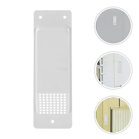 PENIKOKO White Plastic Door Vents for Interior Doors, 2 Pack Vent Covers for Airflow and Ventilation