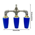 thumbnail image 2 of Triple Nozzle Pressure Washer Triple Nozzle Triple Nozzle Pressure Washer Nozzle Ceramic Core 360° Rotating Nozzle With 1/4" Kitchen Water Head Kitchen Remodeling Software Modular Home Kitchen Faucet, 2 of 3