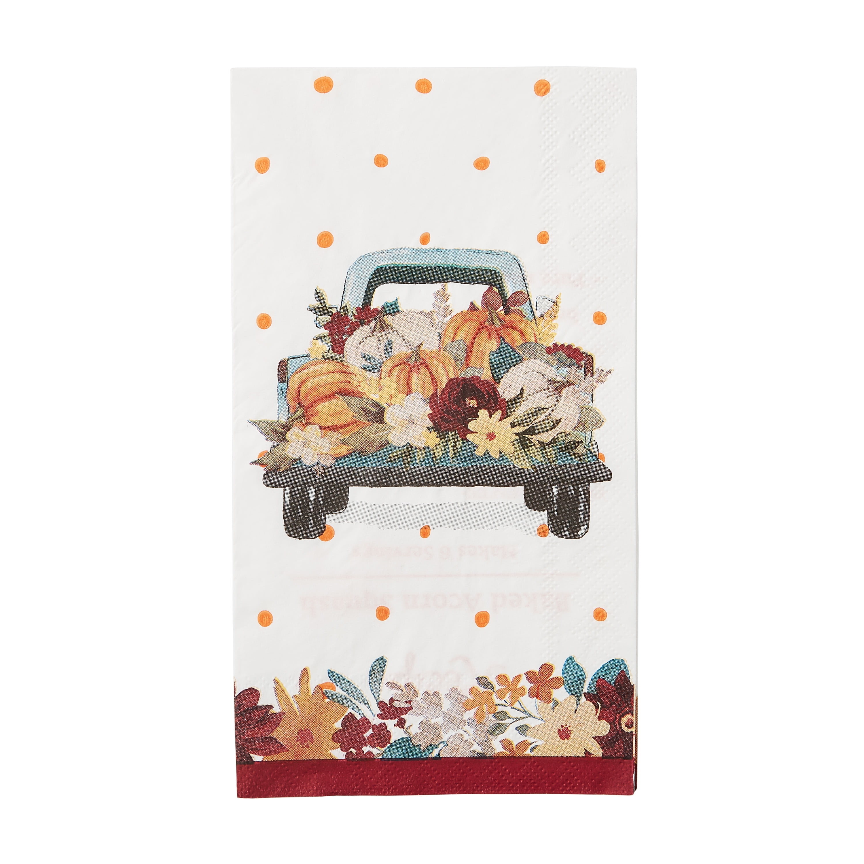 The Pioneer Woman Vintage Truck Disposable Guest Napkins, 24 Count