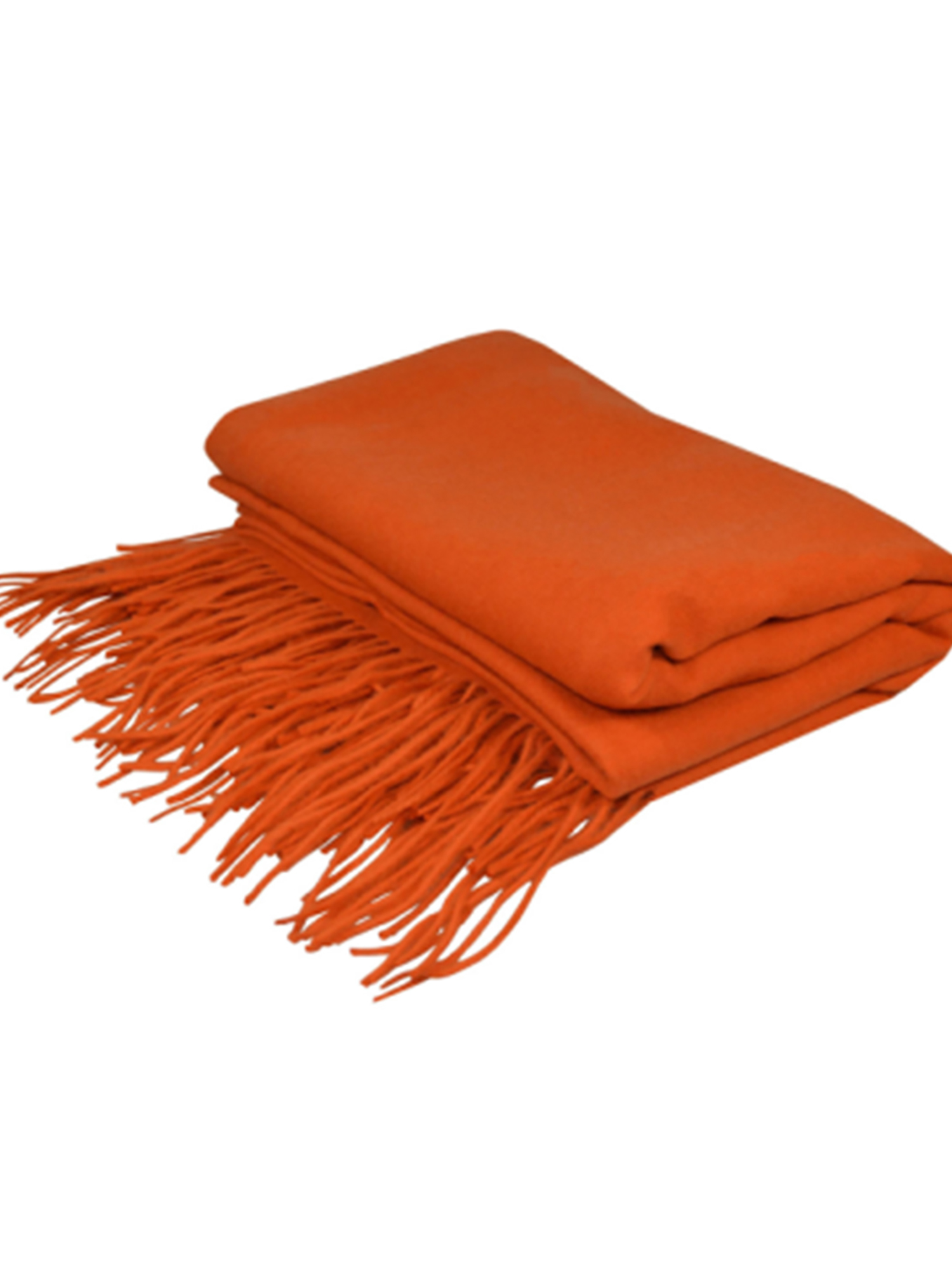 Unique Bargains Unique Bargains Merino Wool Fringe Throw Blanket, 50