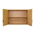 thumbnail image 7 of Tot Mate 2-Level Wall Cabinet Storage, Wood Laminate, Elm Gray, Assembled 30"W x 14 1/2"D x 22 1/2"H, 7 of 7