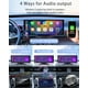thumbnail image 5 of CHOVE Pantalla Apple Carplay inalámbrica para automóvil, pantalla Apple Car Play y Android Auto de 10.26", pantalla táctil con cámara de respaldo, cámara de tablero, soporte GPS, Siri/Google, Bluetoot, 5 of 5
