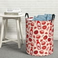 thumbnail image 7 of KLL Tomatoes Waterproof Foldable Laundry Hamper Bucket with Handles for Storage Bin,Kids Room,Home Organizer (Medium ), 7 of 7