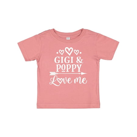 

Inktastic Gigi and Poppy Love Me Gift Baby Boy or Baby Girl T-Shirt