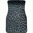 thumbnail image 3 of Black Green Leopard Print Car Floor Mats Universal Abstract Cheetah Pattern Wild Animal Skin Texture Floor Mats for Cars Front Rear Car Foot Rugs Cute Car Accories for Trucks SUV Sedans, 3 of 8
