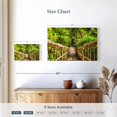 thumbnail image 4 of Elephant Stock Jungle Adventure Rope Bridge Wall Art - Horizontal Canvas Wall Art - Living Room Wall Decor - Architecture Canvas - Green And Brown Decor - 12" x 8", 4 of 8