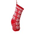 thumbnail image 5 of Knitted Festive Christmas Stocking for Christmas Tree Hanging Decor, Soft Wool Gift Sock Ornament for Fireplace Mantel and Home, 5 of 6