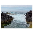 thumbnail image 2 of Splashing Waters to Mossy Rock - Extra Large Seashore Canvas Art, 2 of 3